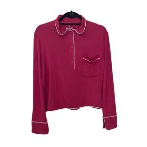 Tommy John Womens Downtime Pullover Long Sleeve Pajama Top Size XS Sleepwear